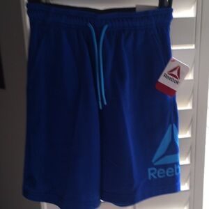 Reebok Boys Blue Athletic Shorts